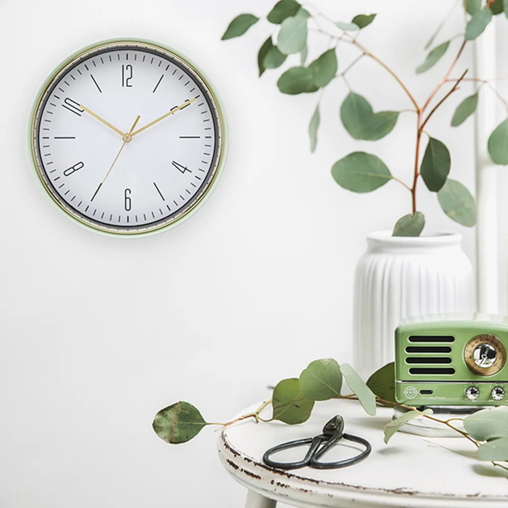 Wall-Clock-Classic-Green-30cm-Digital-Watch-Bath-Interior-House-Garden ...