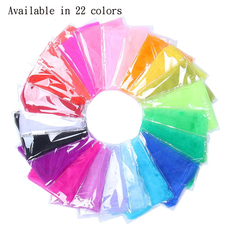 Pure Multicolor Four Seasons Cute Children's Dance Scarf Chiffon Nylon Scarf Versatile Stage Performance Small Square