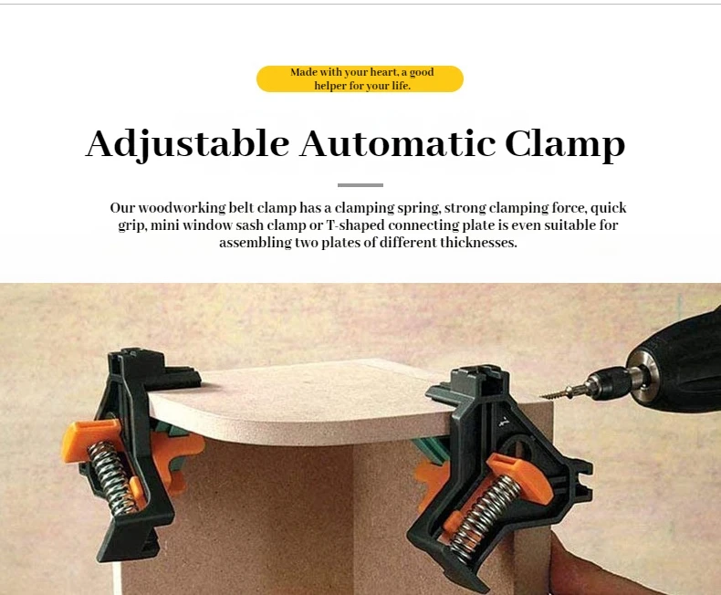 Clamp Holder, Ferramentas manuais ajustáveis para Woodworking