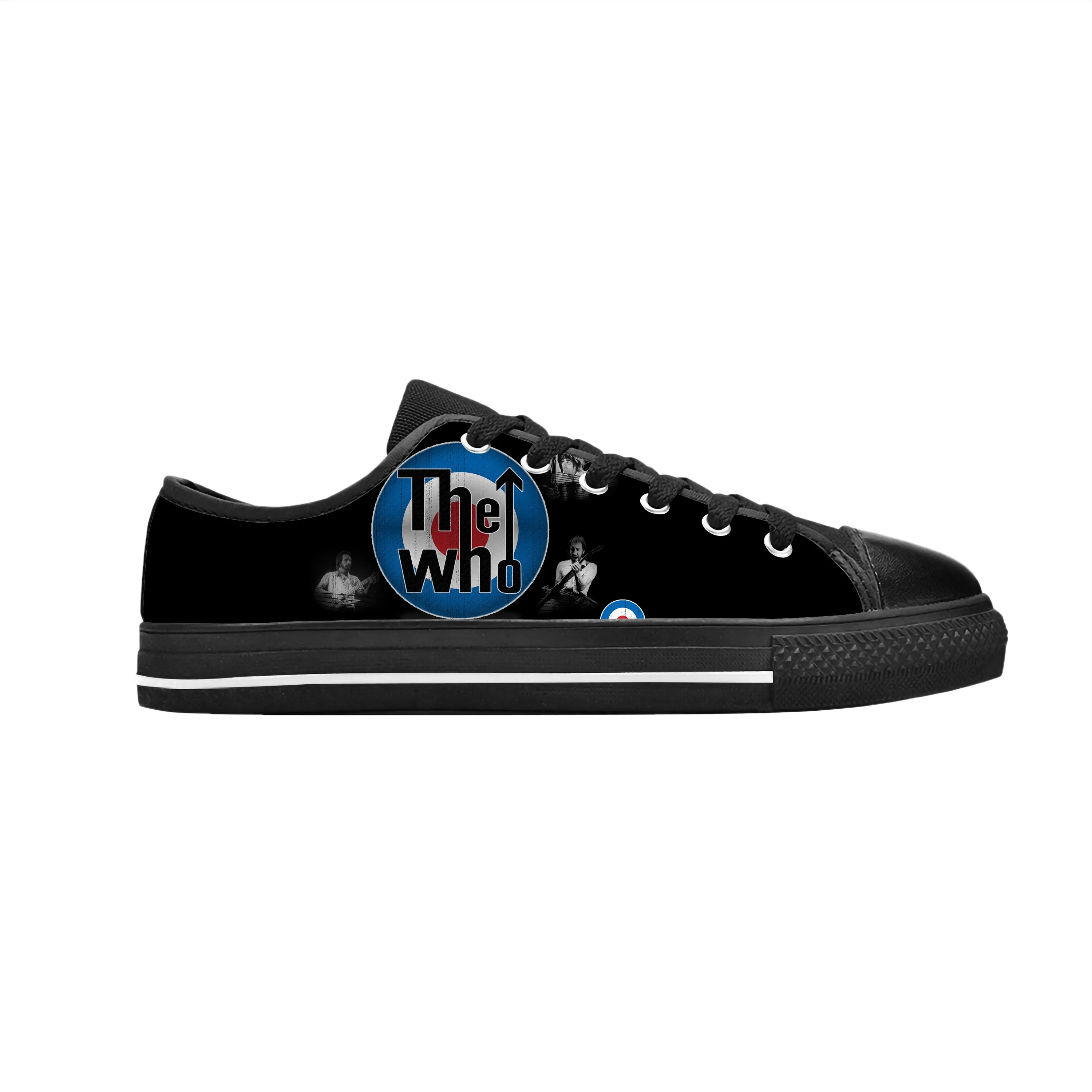 The Who Rock And N Roll Band Music Singer Fashion Casual Cloth Shoes Low Top Comfortable Breathable 3D Print Men Women Sneakers