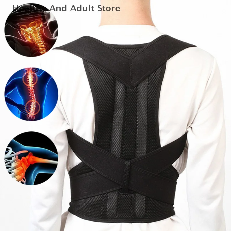 Posture Corrector for Men and Women Back Posture Brace Clavicle Support Stop Slouching and Hunching Adjustable Back Trainer - Image 3