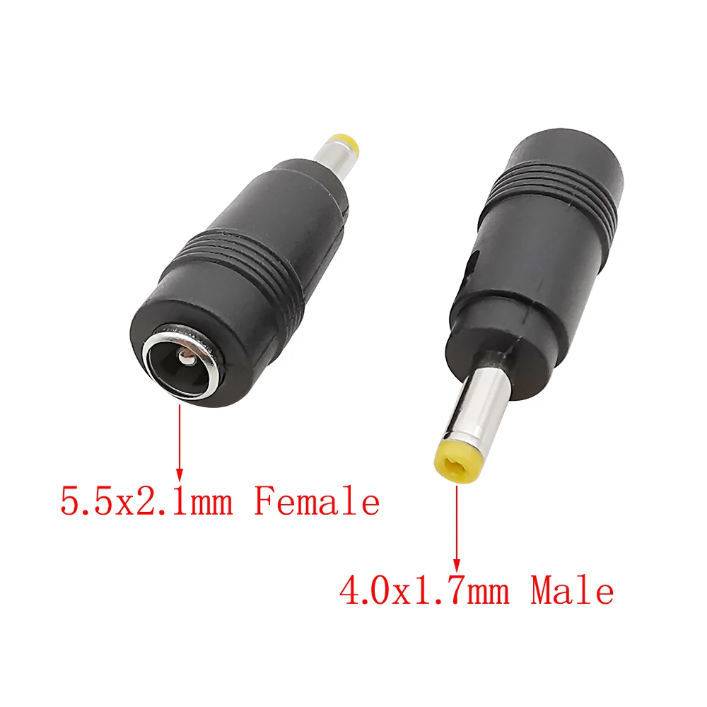 DC 電源オス - メスアダプター 6.0x4.4mm 6.3x3.0mm 5.5x2.5mm 5.5x2
