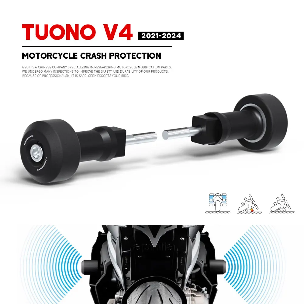 TUONO V4 1100 FACTORY Frame Slider Crash Protector For Aprilia 2011-2024 Motorcycle Falling Protection Crash Pad Accessories