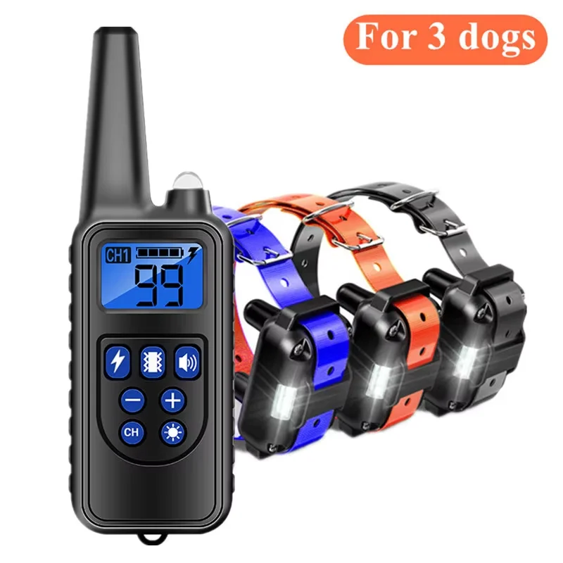 Electric Pet Training Collar with LCD Display for All Size