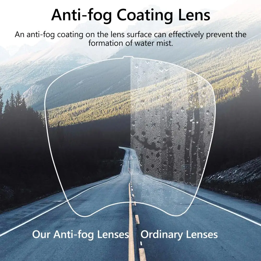 Enhanced UV 400 Anti-Fog Safety Visor Glasses