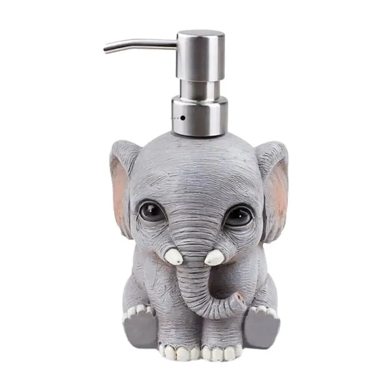 

14oz Hand Soap Dispenser With Good Capacity Stylish Elephant Design Liquid Soap Dispensers Washing Hand Machine For home use