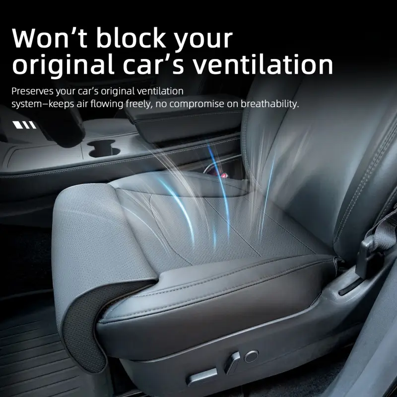For Tesla Model 3 Y S X New Y Juniper Leg Support Extension Seat Cover Memory Foam Extender Cushion Car Interior Accessories - Image 4