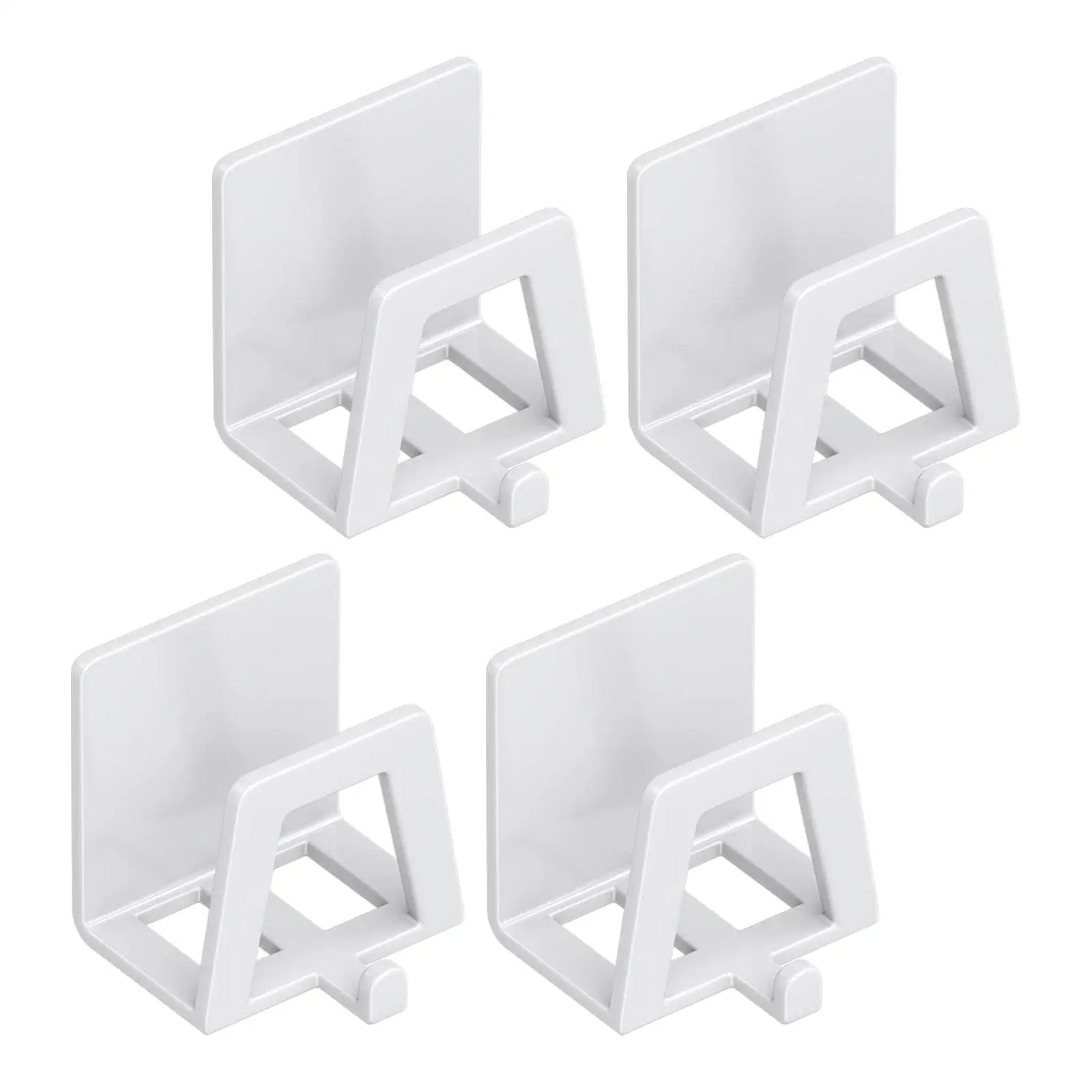 4 Pieces Pot Lid Holder Stable Wall Mounted Space Saving Pan Cover Racks for Kitchen Restaurant Pantry Chopping Board Plates