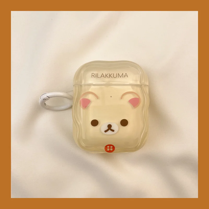 Adorable Cartoon Bear AirPods Protective Case - Wireless Bluetooth Earphone Cover