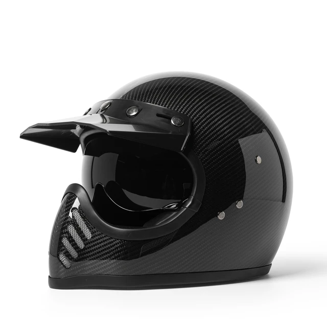 Motocross Casco de equitación de fibra de carbono para hombres Accesorios  Motos cascos - China piezas de repuesto Piezas de motos, moto