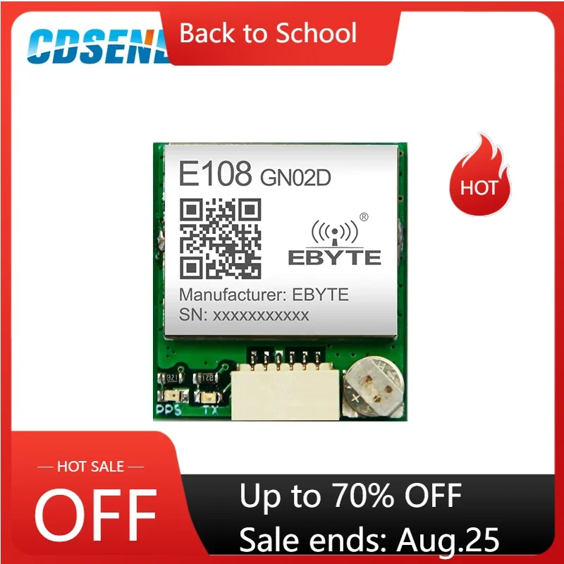 Wireless Module BDS GPS GLONASS Positioning Tracking Module Wireless Development Board UART Supports NMEA0183V4.1 SPI GPIO