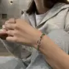 Promotion Poseidon Trident Design Retro Thai Silver Female Bangle Jewelry For Women Christmas Gifts No Fade 4