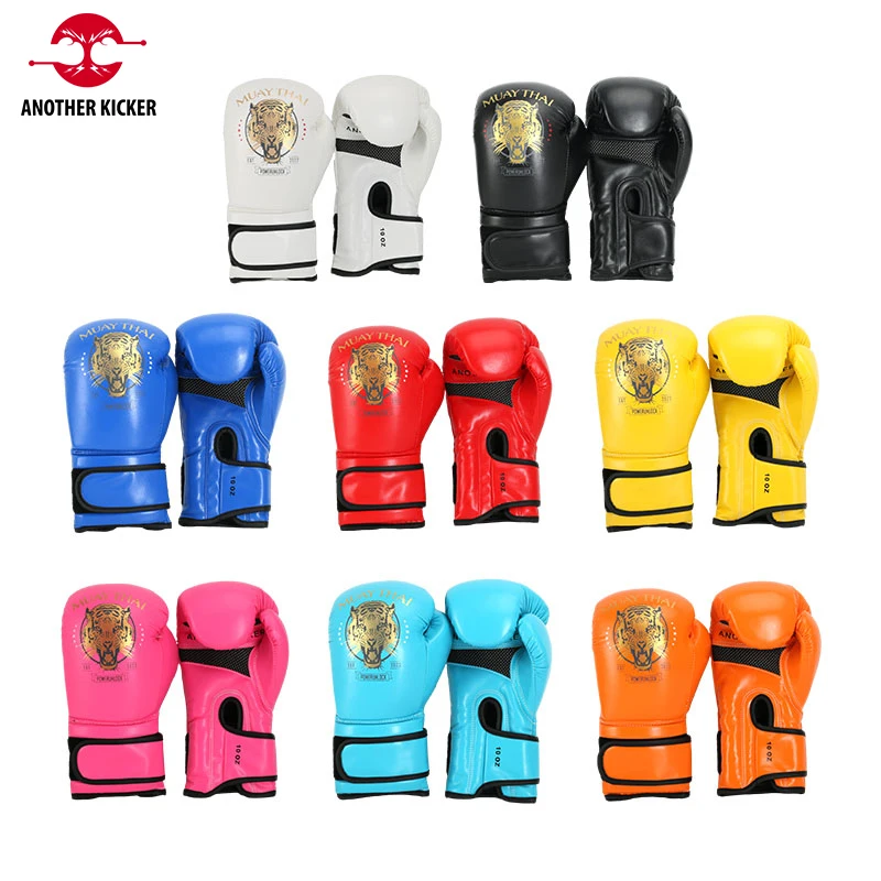 

Boxing Gloves 2024 New Sandbag Grappling Training Muay Thai Gloves Men Women Children PU Leather MMA Kickboxing Sparring Gloves