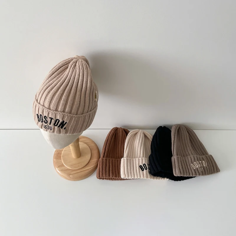 Knit Hat Winter Baby Toddler Kids Girls Boys Bonnet