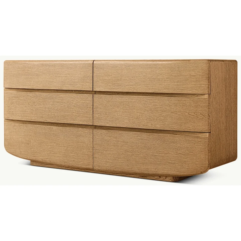 無垢材の引き出しドレッサー,6つのバケツのキャビネット,フランスと