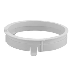 Efficient Cooling Adjustable Conditioner Hose Connector with Washable Exhaust Duct Interface (WHITE)