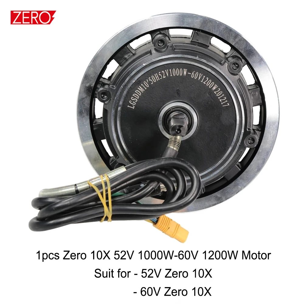 الرسمية صفر الملحقات صفر 10X 52 فولت 1000 واط المحرك 60 فولت 1200 واط الأصلي صفر 10X جزء المحرك ل صفر 10X سكوتر كهربائي