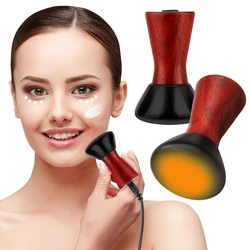 Hot Stone Electric Face Massager Natural Stone Needle for Facial Lifting Wrinkle Removal Firming Portable Gua Sha Massage Tools