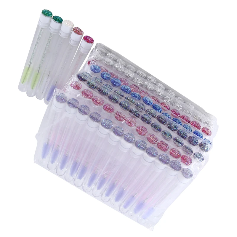 

100 Piece Eyelash Brush Disposable Eyebrow Brush Reusable For Eyelash Extension Make Up Brushes