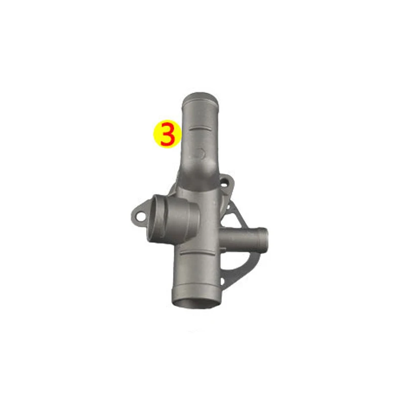 Pipe Quick Connector Aluminum Welded Joint Fitting For VW Bora GOLF 4 Water Pipe Connector 4-way 5-way Aluminium Alloy Radiator Coolant Hose Connector Flange Fit