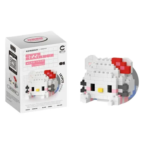 99 style SANRIO Hello Kitty Building Blocks Cartoon Figures Kuromi Bricks My Melody Children's Assembly Toys Cinnamoroll Gift - Image 80