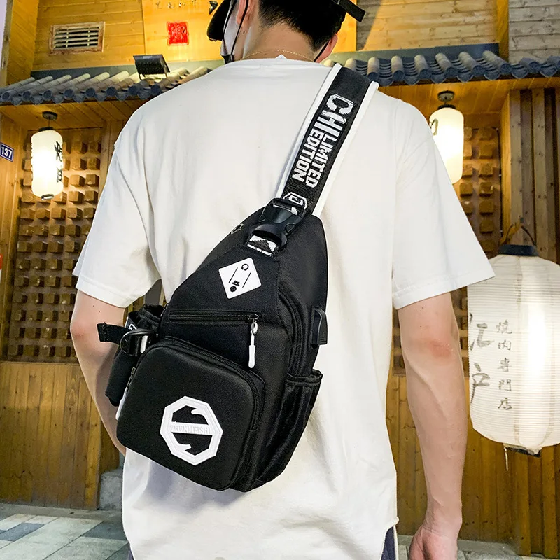 Anti Theft Men's Bag Waterproof Unisex Chest Bag Fashion