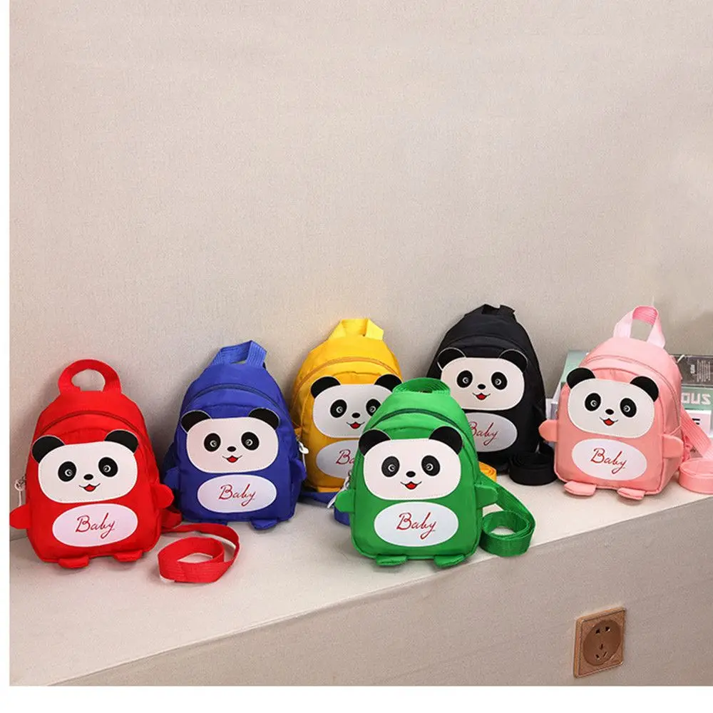 Nylon Cartoon Panda Mini Backpack for Kids