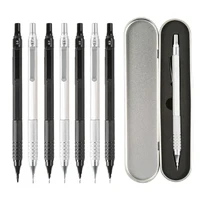 High Quality Metal Mechanical Pencils Set with Lead Refills Drafting Automatic Pencil 0.3, 0.5, 0.7, 2.0mm Pencil for Art Supply