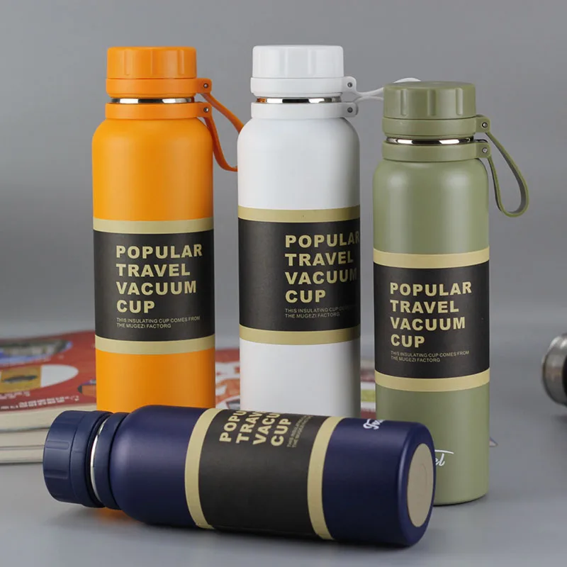 

650/850ml Vacuum Mug Thermos Water Bottle Thermos Cup Ice Cool Coffee Drink Vacuum Insulated Cold Bottle Car Travel Outdoor
