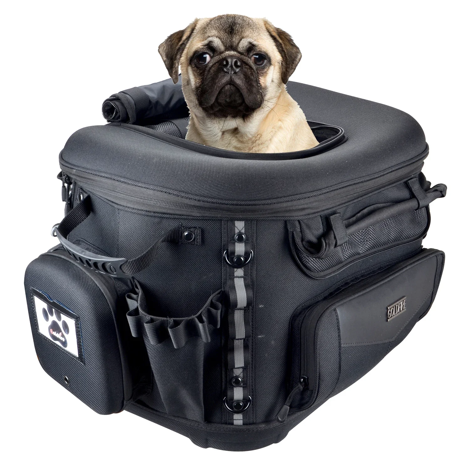 Weather Resistant Dog Cat Pet Carrier Portable Travelling Dog Holder Bicycle Outdoor Bag For Motorcycle Cars