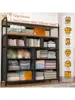 EnHomee Dresser with 9 Drawer TV Stand Dresser for Bedroom with 2 Shelves Fabric Dressers and Chest of Drawers with Wood 5