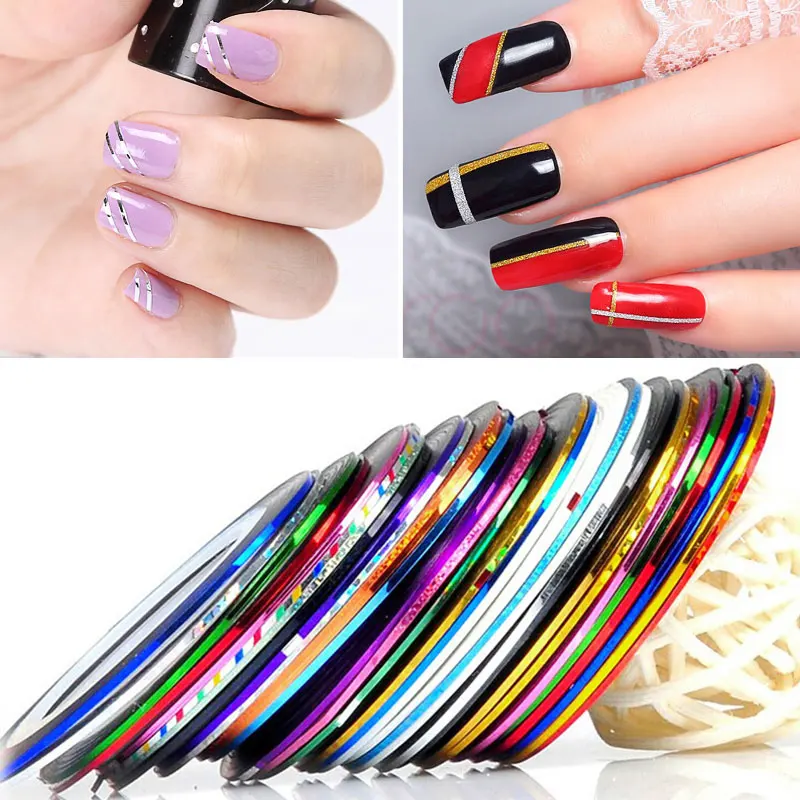 5 Cool Nail Art Ideas You Can DIY With Scotch Tape | Glamour