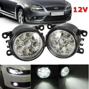 2X LED Car Fog Light Fog Lamp for FORD FOCUS 2 3 TRANSIT TOURNEO TRANSIT CUSTOM FOCUS MK2 3 Mitsubishi Grandis Honda Subaru