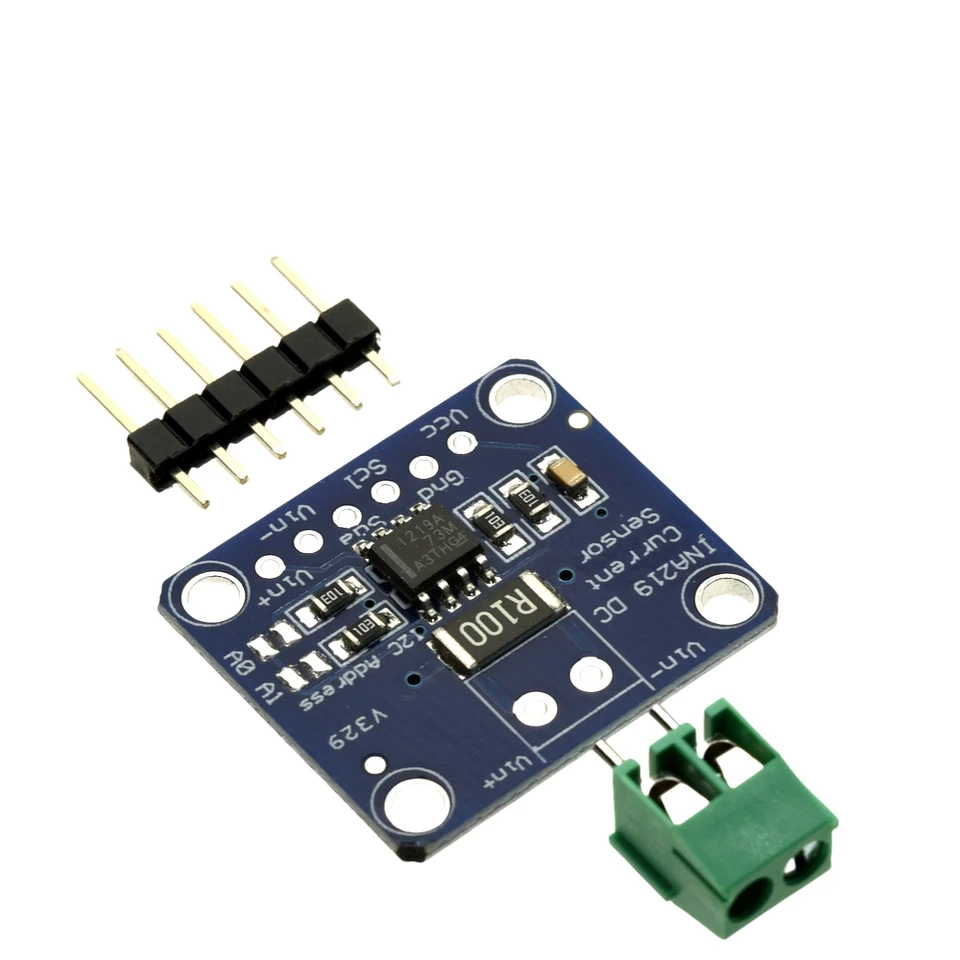 MCU-219 INA219 Porta I2C Modulo sensore di monoraggio dell'alimentazione di corrente bidirezionale con deriva zero MCU INA 219