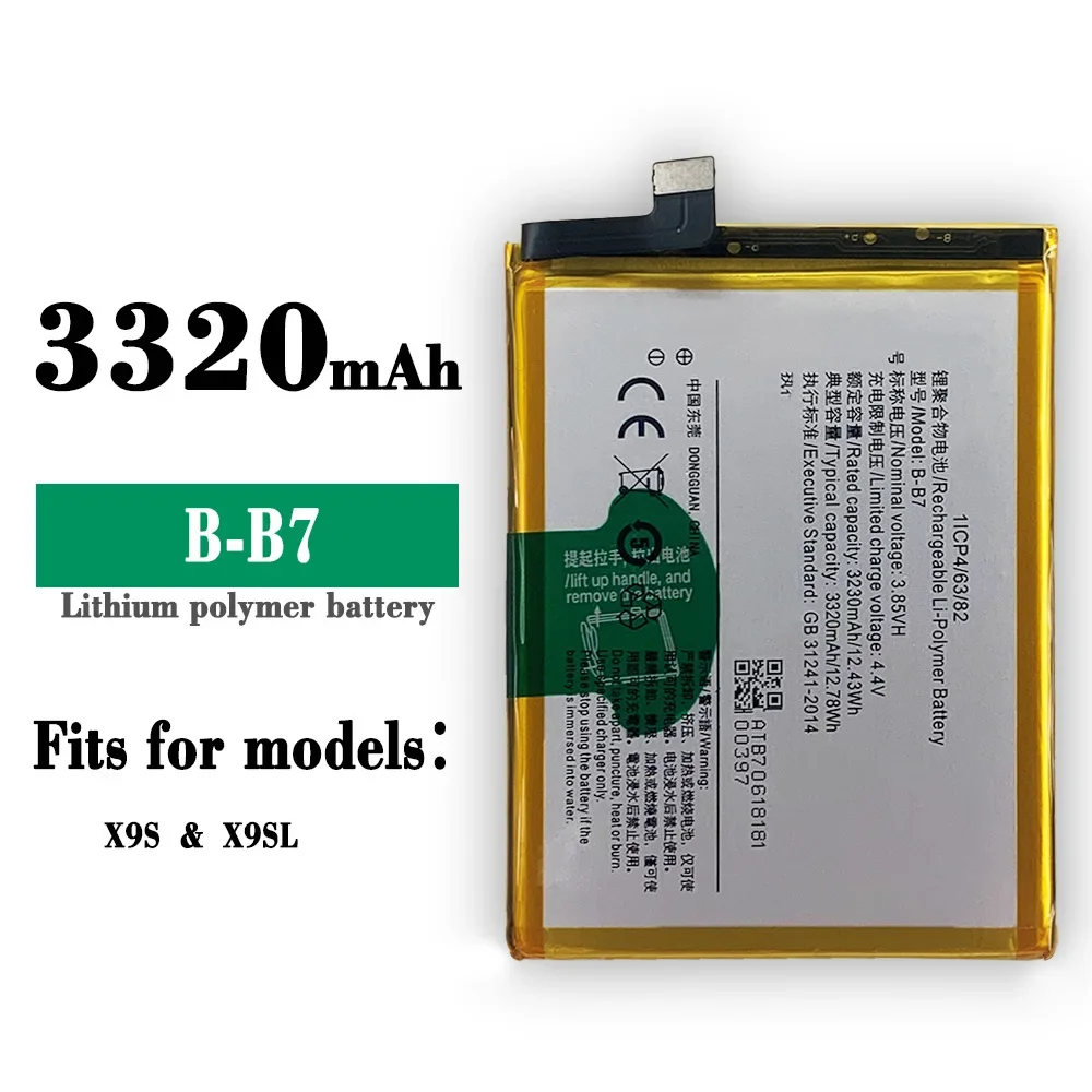

Mobile Phone Replacement Battery For Vivo X9S X9SL B-B7 New Mobile Phone Built-in Large Capacity Lithium Battery