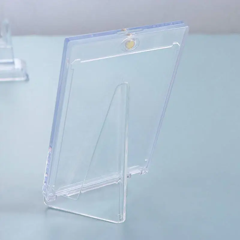Magnetische Kartenhalter für Sammelkarten Hartschalen-Schutzhülle Transparente Acryl-Schutzhülle für Spiel-, Baseball- und Sportkarten – Detail 12