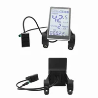 Compteur LCD pour vélo électrique, 5 broches, 24V, 36V, 48V, 60V, universel pour Scooter électrique M5, panneau LCD pour vélos électriques 31.8 22.2mm 6