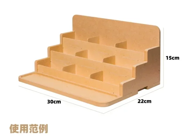 מדף אחסון כלי דגם תיבת אחסון עץ תיבת תחביבים עשייה עצמית מדף כלי דגם Dspiae