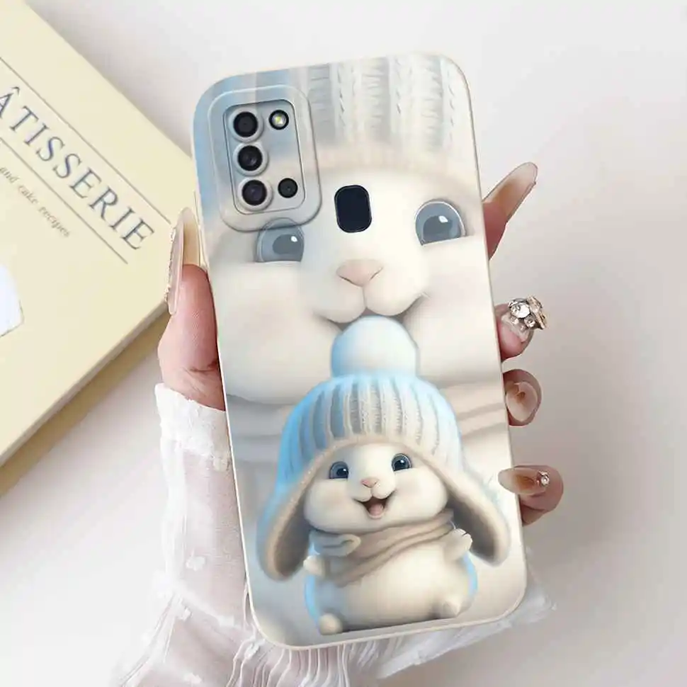 Chic Love Bow Rabbit Soft Silicone Phone Case Cover
