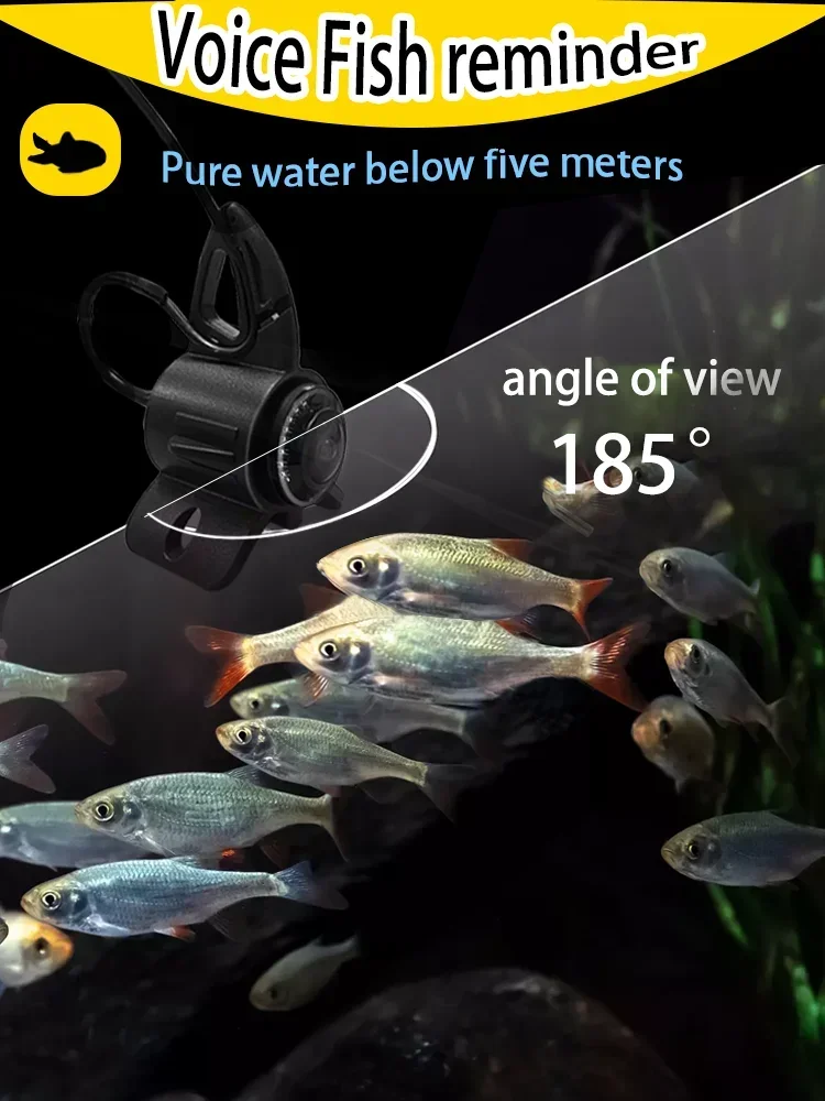 SY5A 4K 5inch Monitor Camera Kit with DVR Portable Underwater Fishing Camera 20M