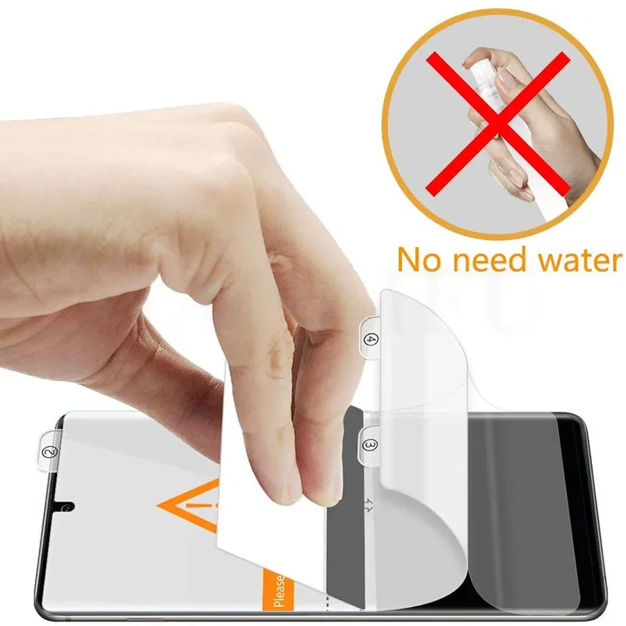 Apple iPhone 12 13 14 15 16 Pro XS Max XR iphone X 7 8 Plus SE 풀 커버 TPU 화면 보호기 용 무광택 하이드로 겔 필름 유리가 아님