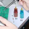 4 Pieces Magnetic PCB Fixture Pins Circuit Board Holder Circuit Board Jig Clamping Tools PCB Clamps Auxiliary Clamps PCB Pillars 3