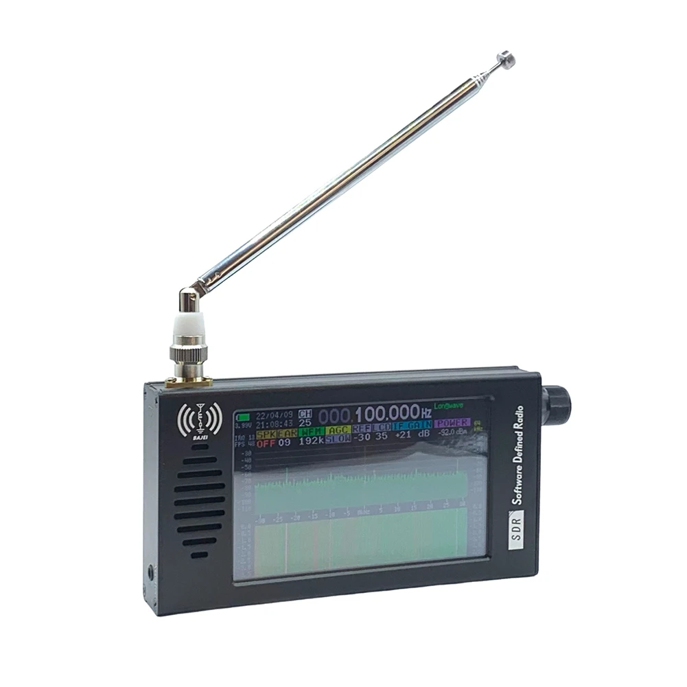 DeepSDR 101 소프트웨어 정의 라디오 SDR 라디오 DSP 디지털 복조 단파 FM MW SSB CW HAM 라디오 수신기 (3.5mm 잭 포함)
