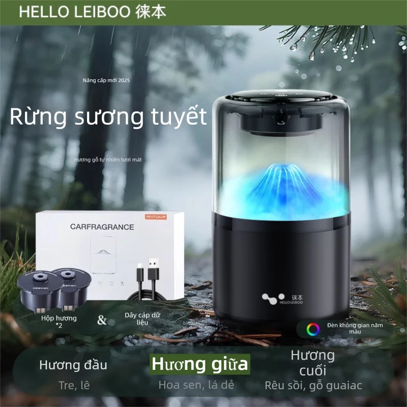 HELLOLEIBOO | Máy Phun Tinh Dầu Mới Cho Nội Thất Xe Hơi Mùi Trà