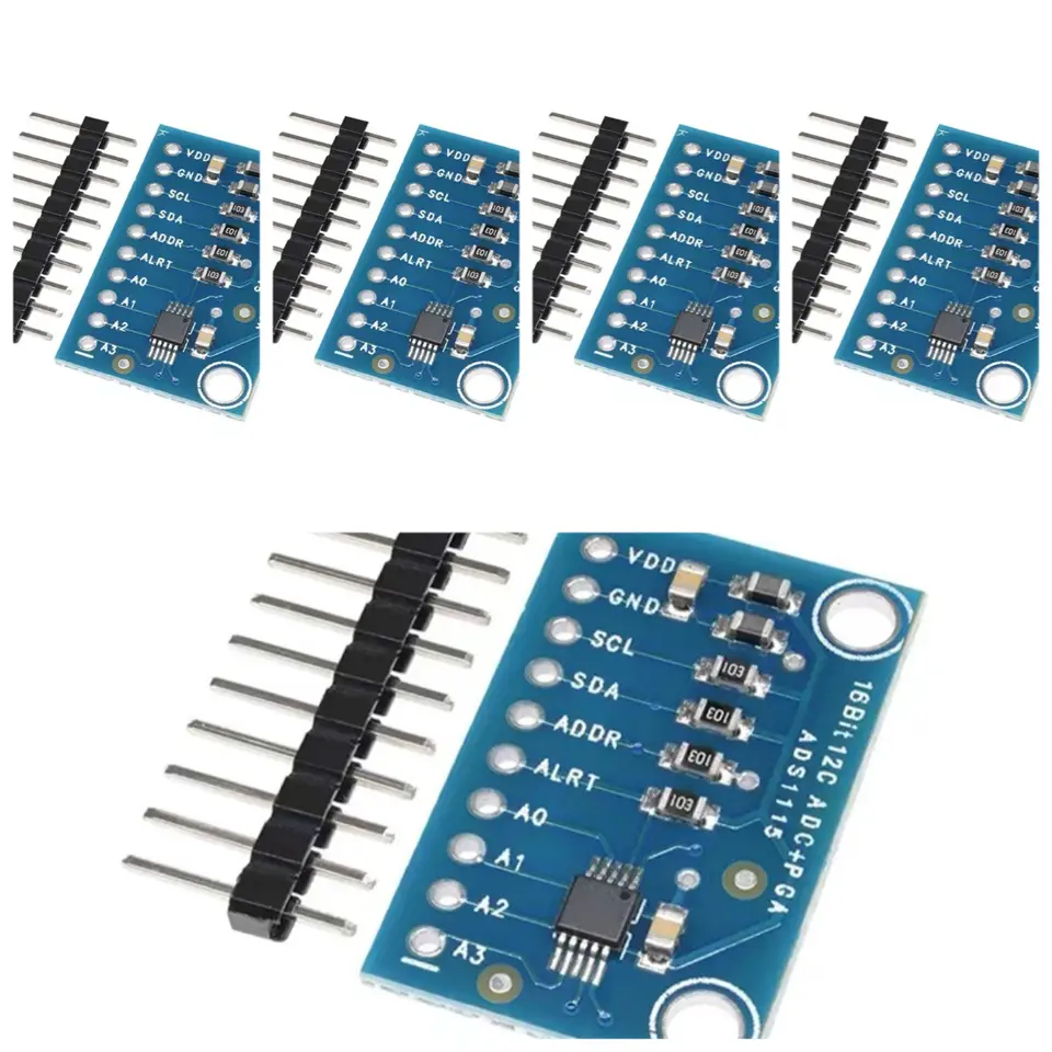 High Performance 4-Channel 16-Bit ADS1115 ADC Module - Analog-to-Digital Converter Development Board image 7