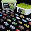 New 50-10PCS Mini Alloy Car Model Set with Storage Box Diecast Cars Toys for Boys Sliding Inertia Vehicle Children Toy Kit Gifts 3