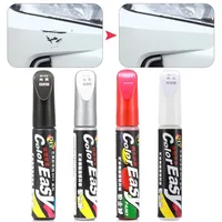Car Paint Scratches Repair Pen Brush Waterproof Paint Marker Pen Car Tyre Tread Care Automotive Maintain Black White Red Silver 1