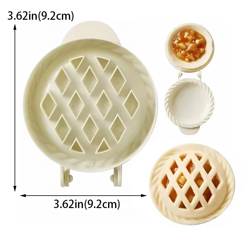 Homgreen Mini Hand Pie Molds set of 3, Classic Mini Pie Maker for Christmas  Party Baking Supplies,Dough Presser Pocket Pie Mold Set,for Halloween  Christmas Various Themed Party 