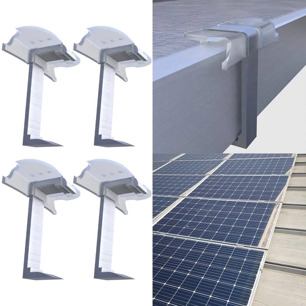 4Pcs Clip Di Drenaggio Del Pannello Solare Pannello Fotovoltaico Clip Di Scarico Dell'Acqua Rimuovere Automaticamente La Polvere Di Acqua Piovana 30/3
