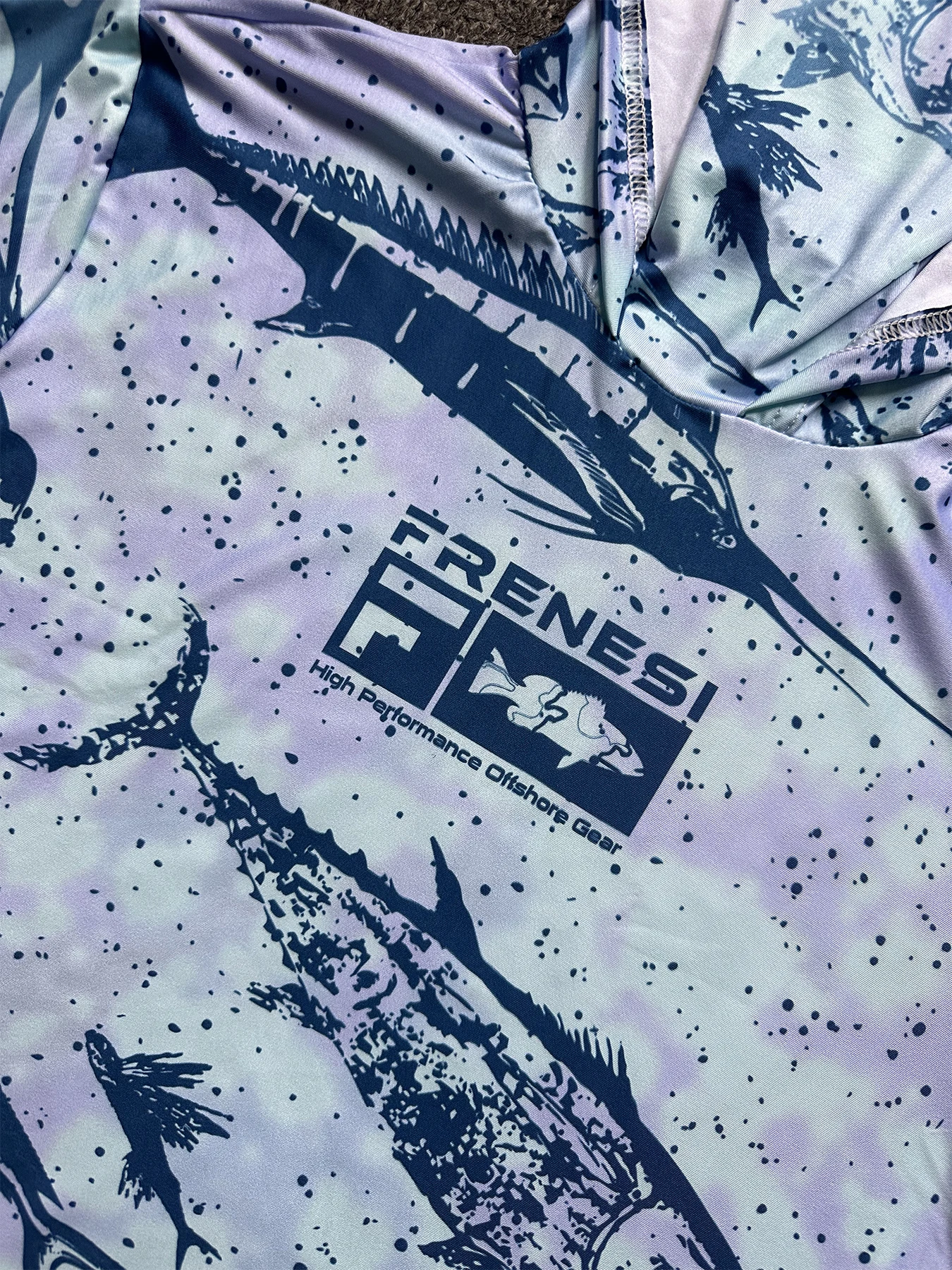 Frenesi Fishing Shirts Fishing Clothing Hoodie Shirt Quick Dry Fishing Apparel Camisa De Pesca Long Sleeve Face Cover Fossil Series Shirt